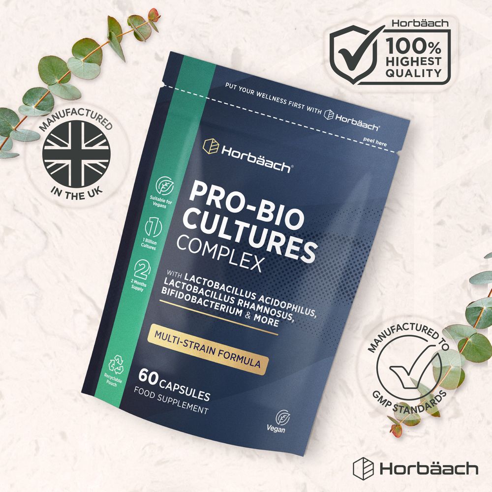 Pro-Bio Cultures | 1 Billion CFU | 60 Capsules