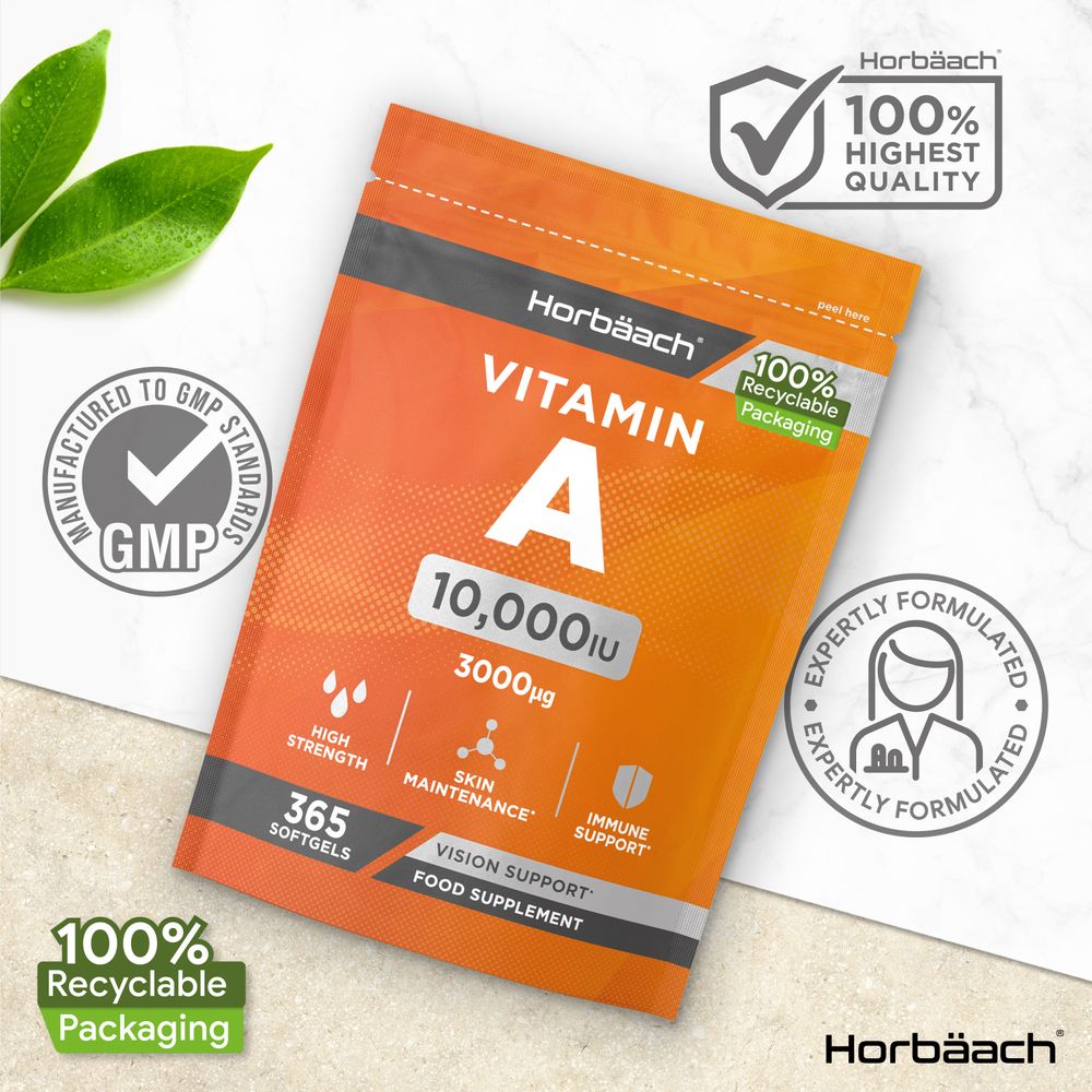 Vitamin A 10,000 IU | 365 Softgels