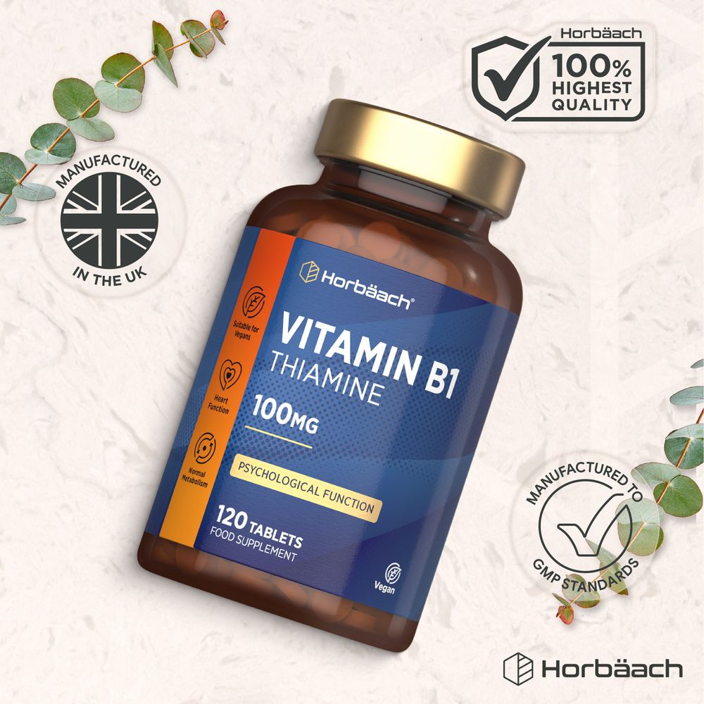 Vitamin B1 Thiamine 100 mg | 120 Tablets