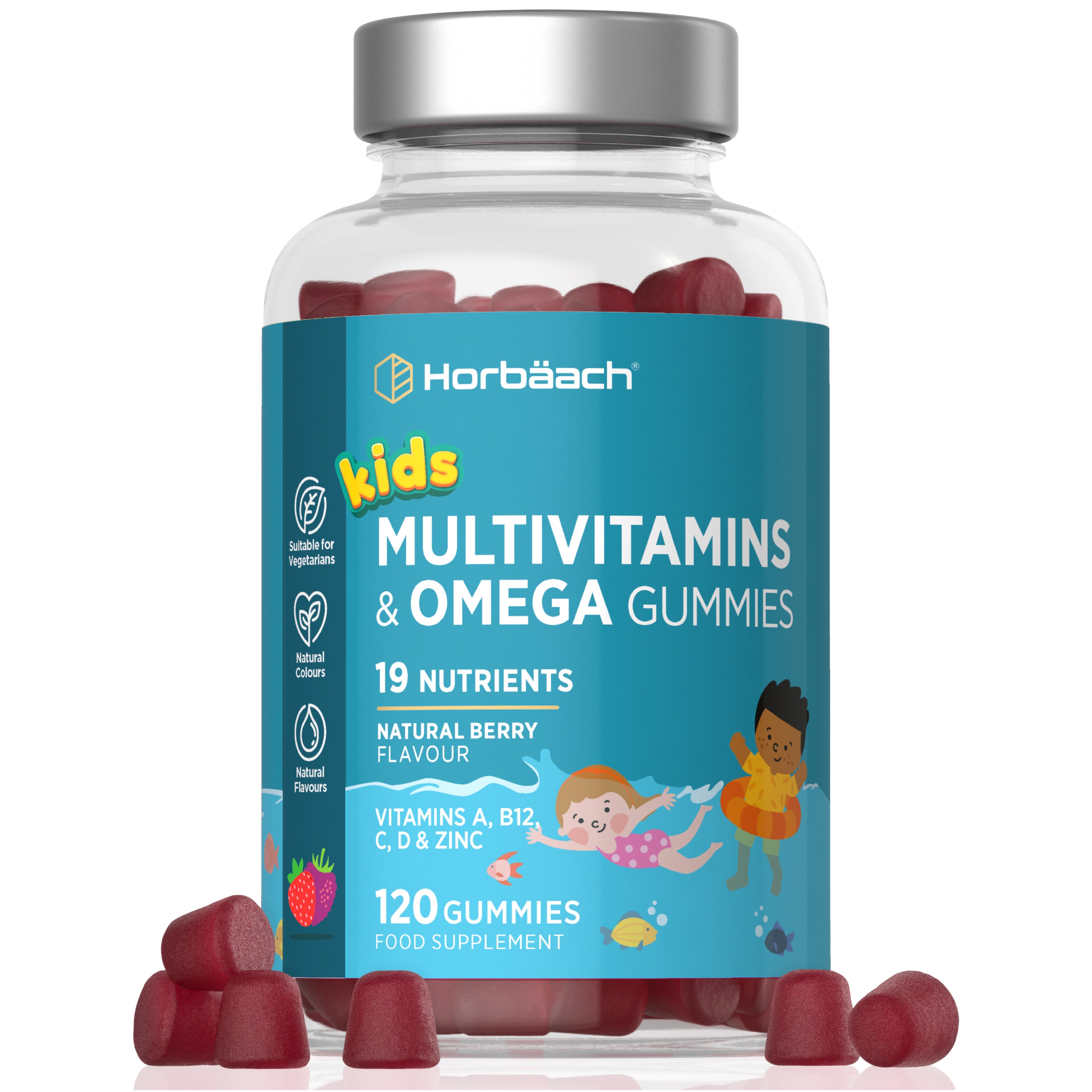 Multivitamin with Omega 369 For Kids | 120 Gummies