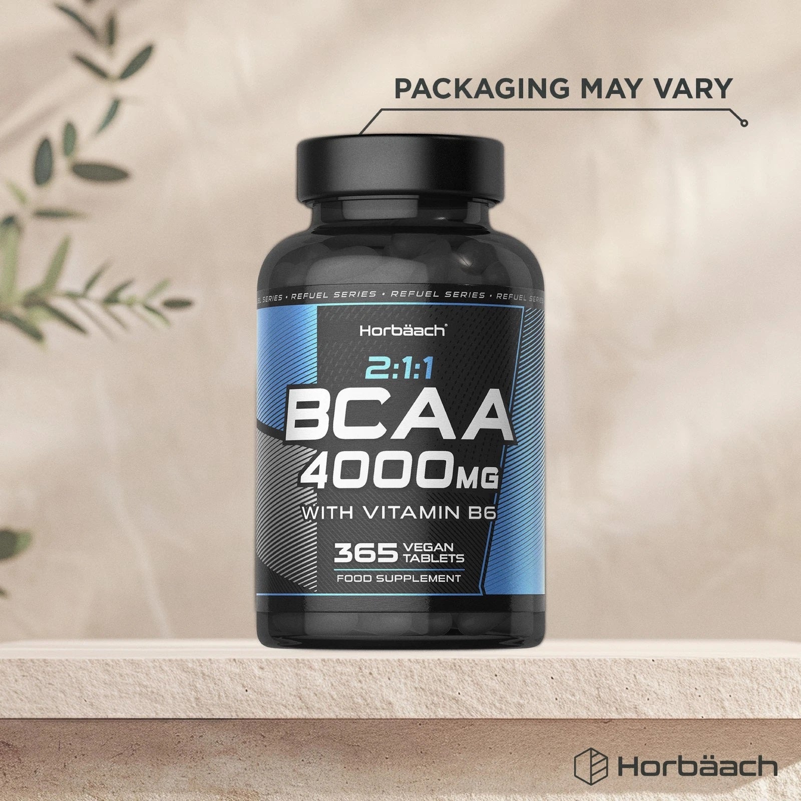 BCAA 4000 mg with Vitamin B6 | 365 Tablets