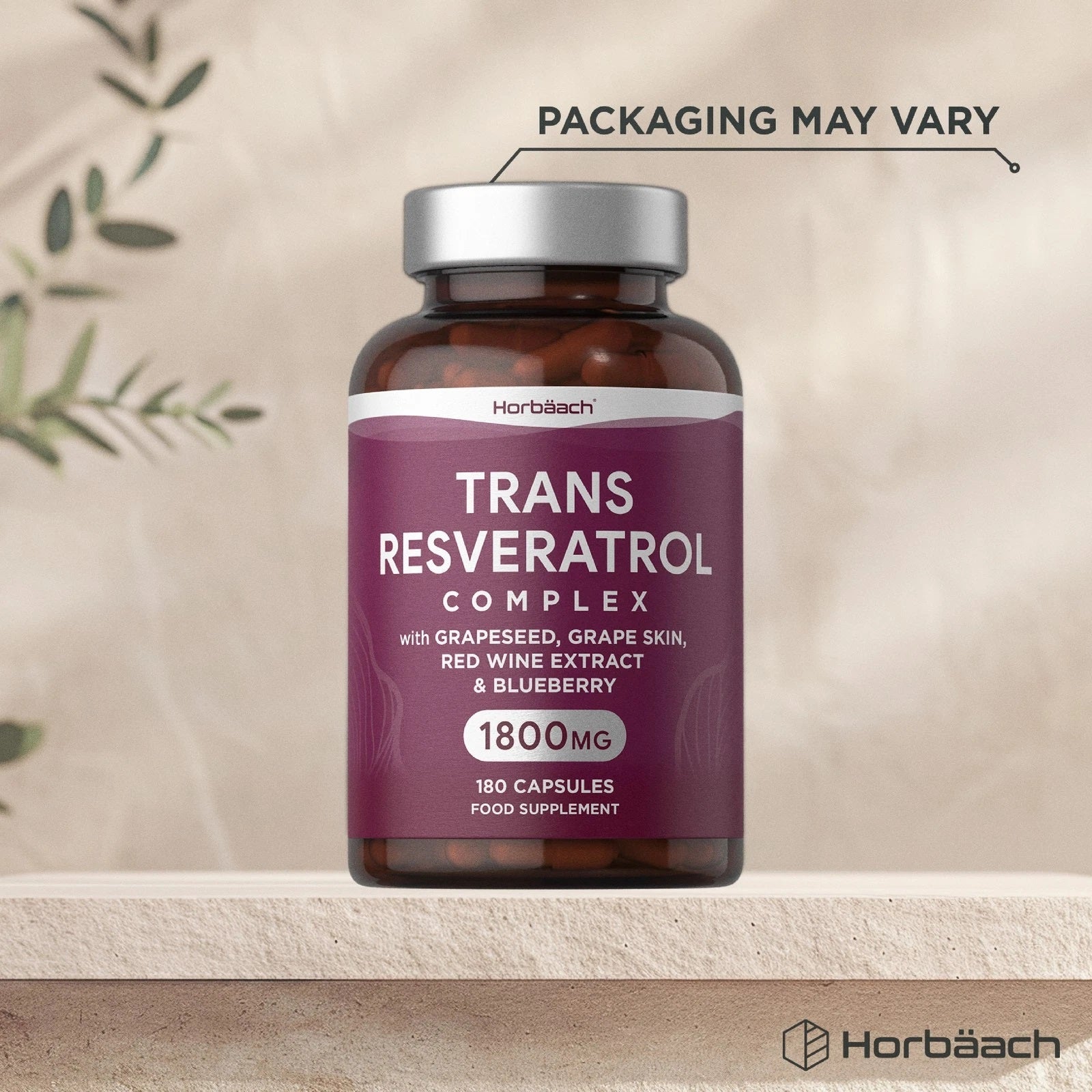 Trans Resveratrol Complex 1800 mg | 180 Capsules