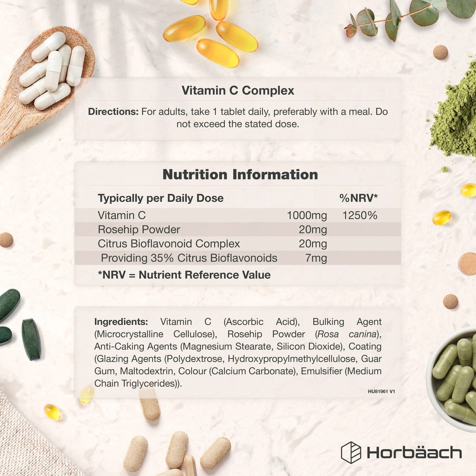 Vitamin C Complex 1000 mg | 180 Tablets