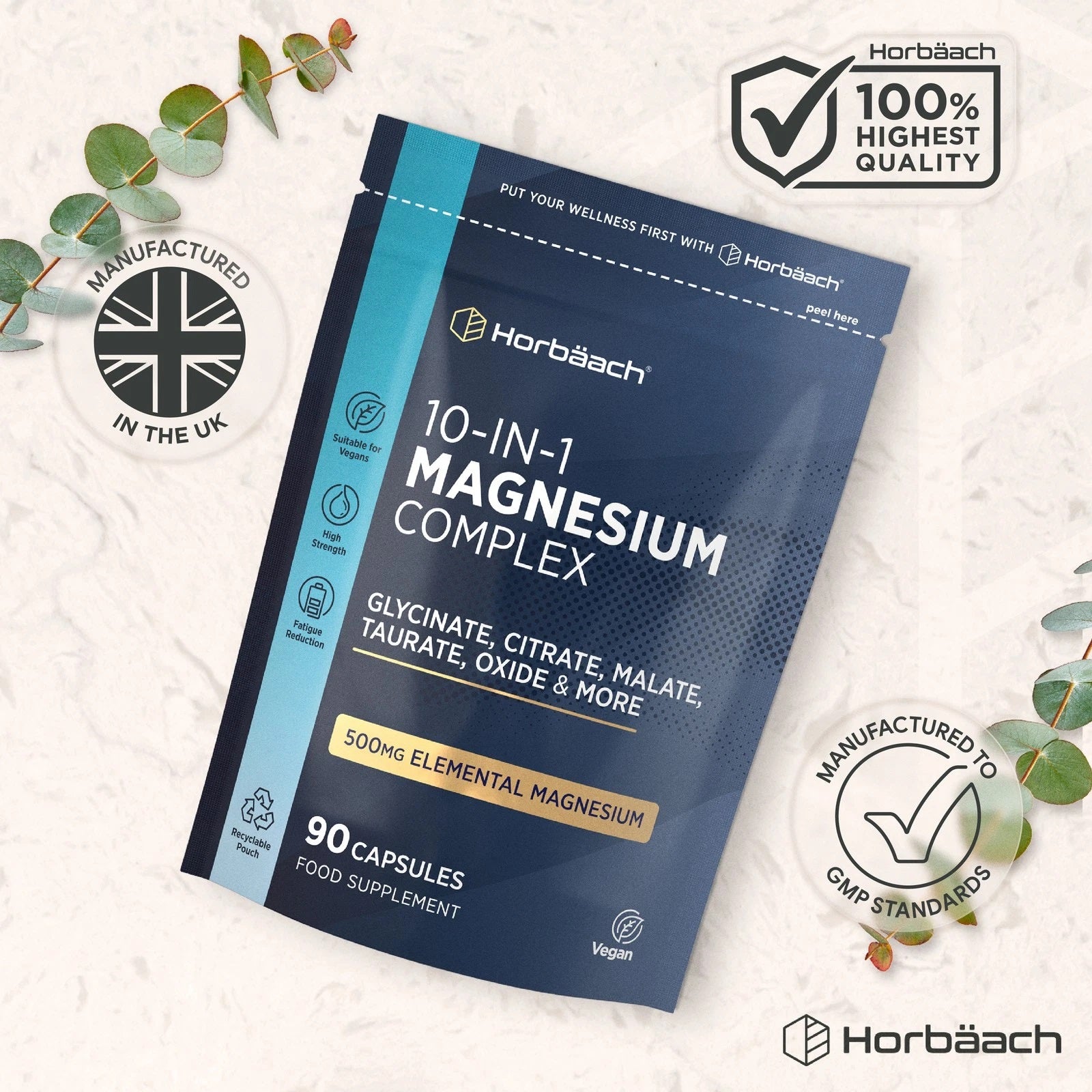 Magnesium Complex 500 mg | 90 Capsules