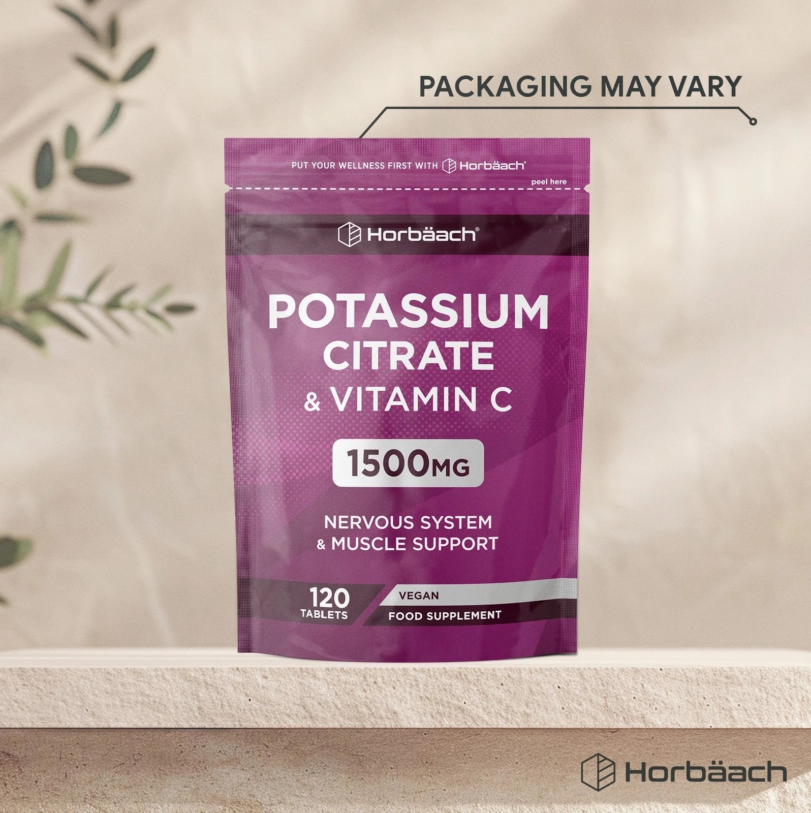 Potassium Citrate 1500 mg with Vitamin C | 120 Capsules