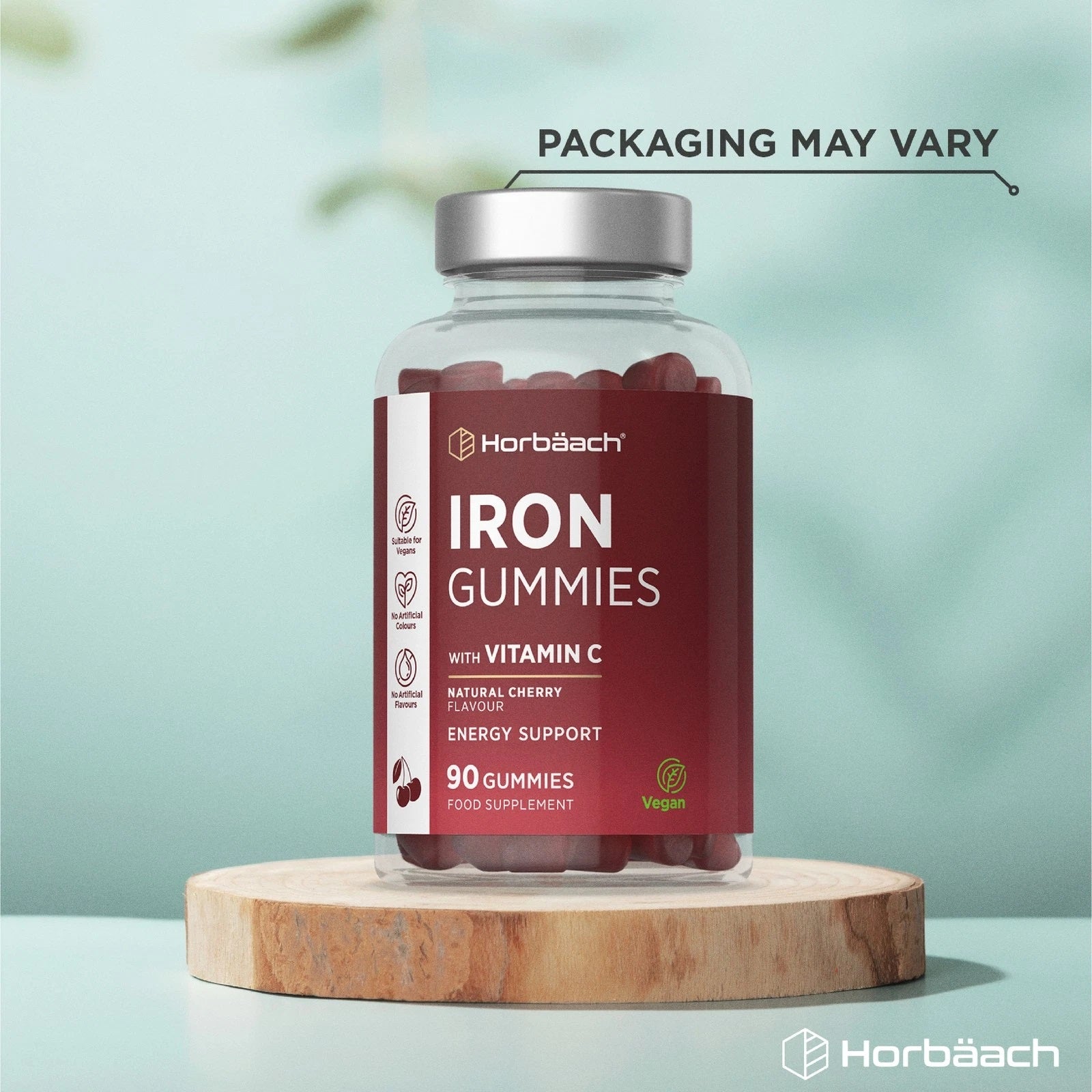 Iron 14 mg with Vitamin C | 90 Gummies