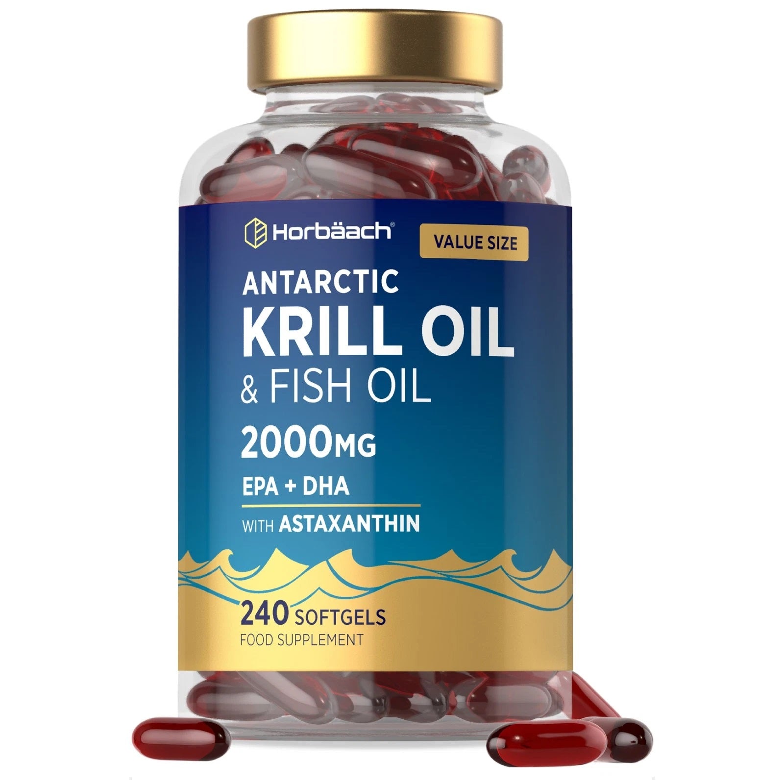 Antarctic Krill Oil 2000 mg | 240 Softgels