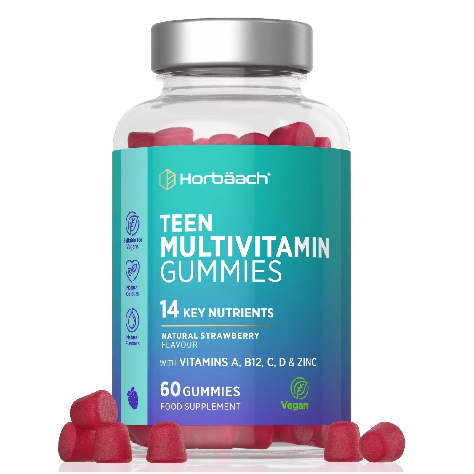 Multivitamins for Teens | 60 Gummies