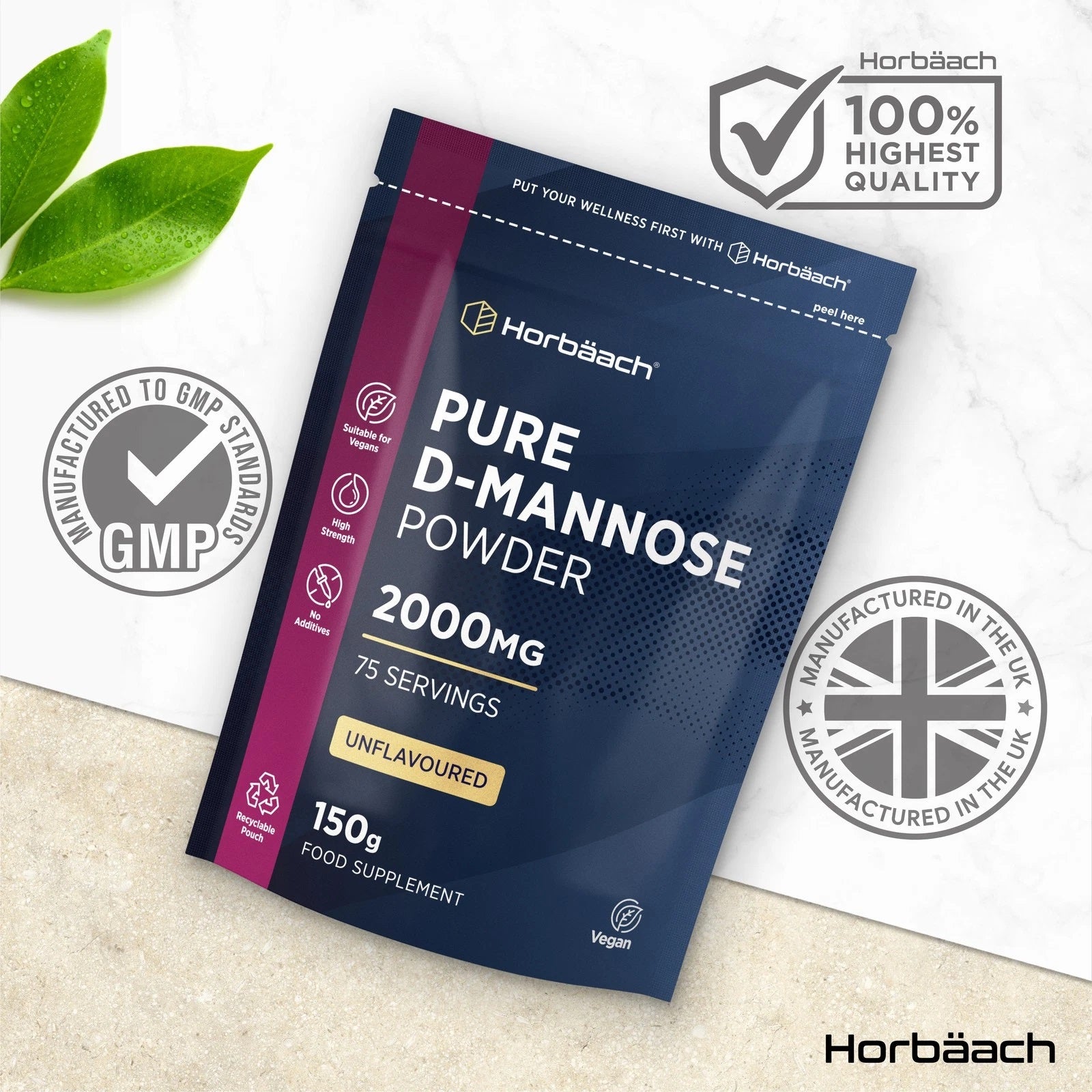 D-Mannose Powder 2000 mg | 150 g