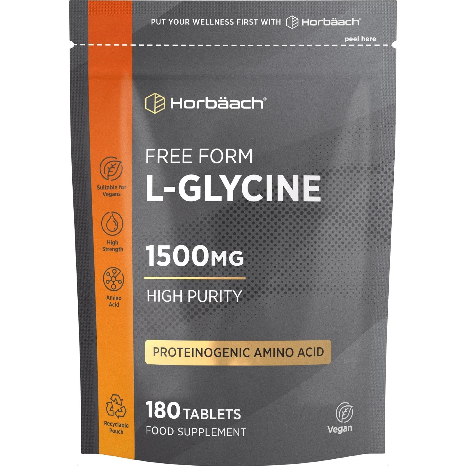 L-Glycine 1500 mg | 180 Tablets