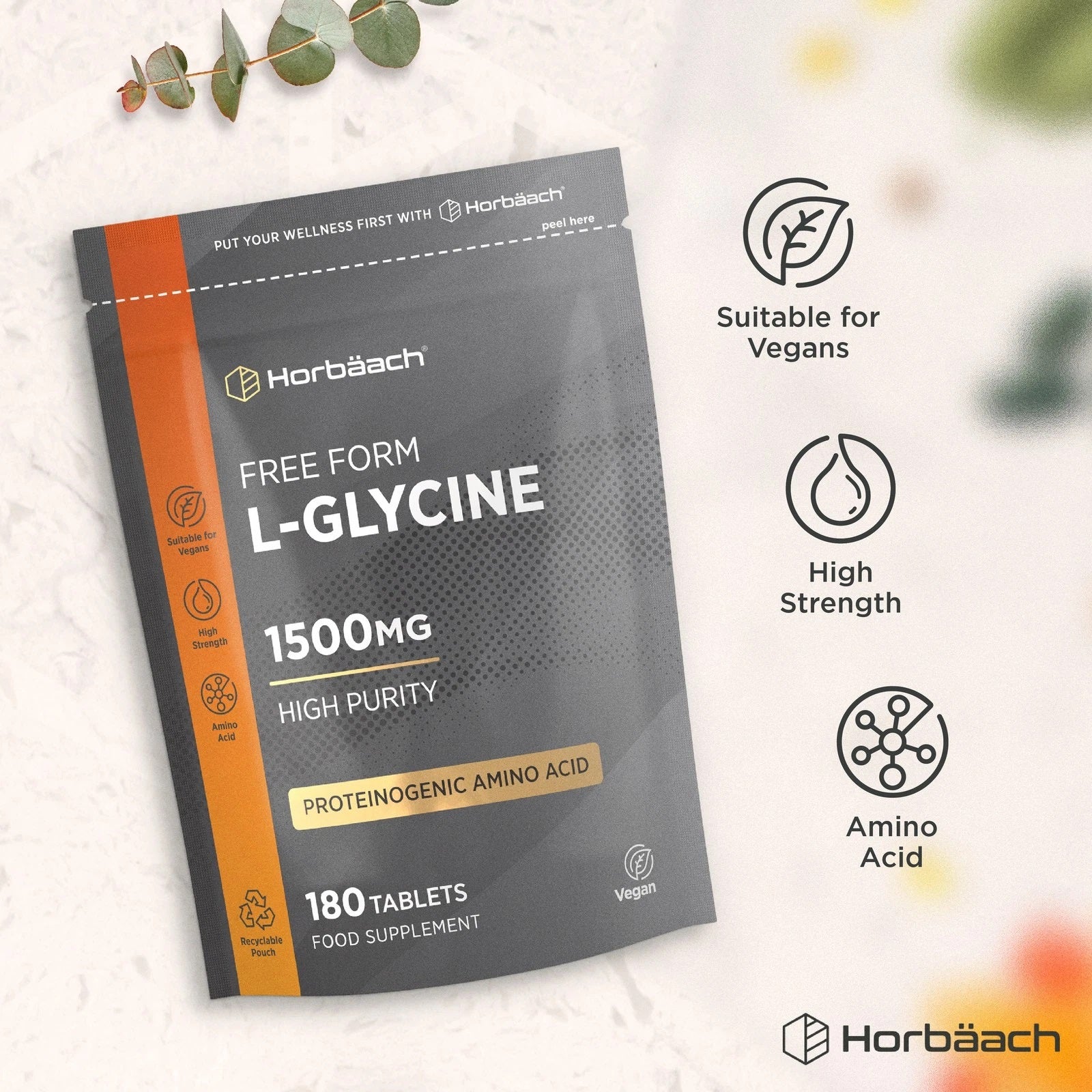 L-Glycine 1500 mg | 180 Tablets