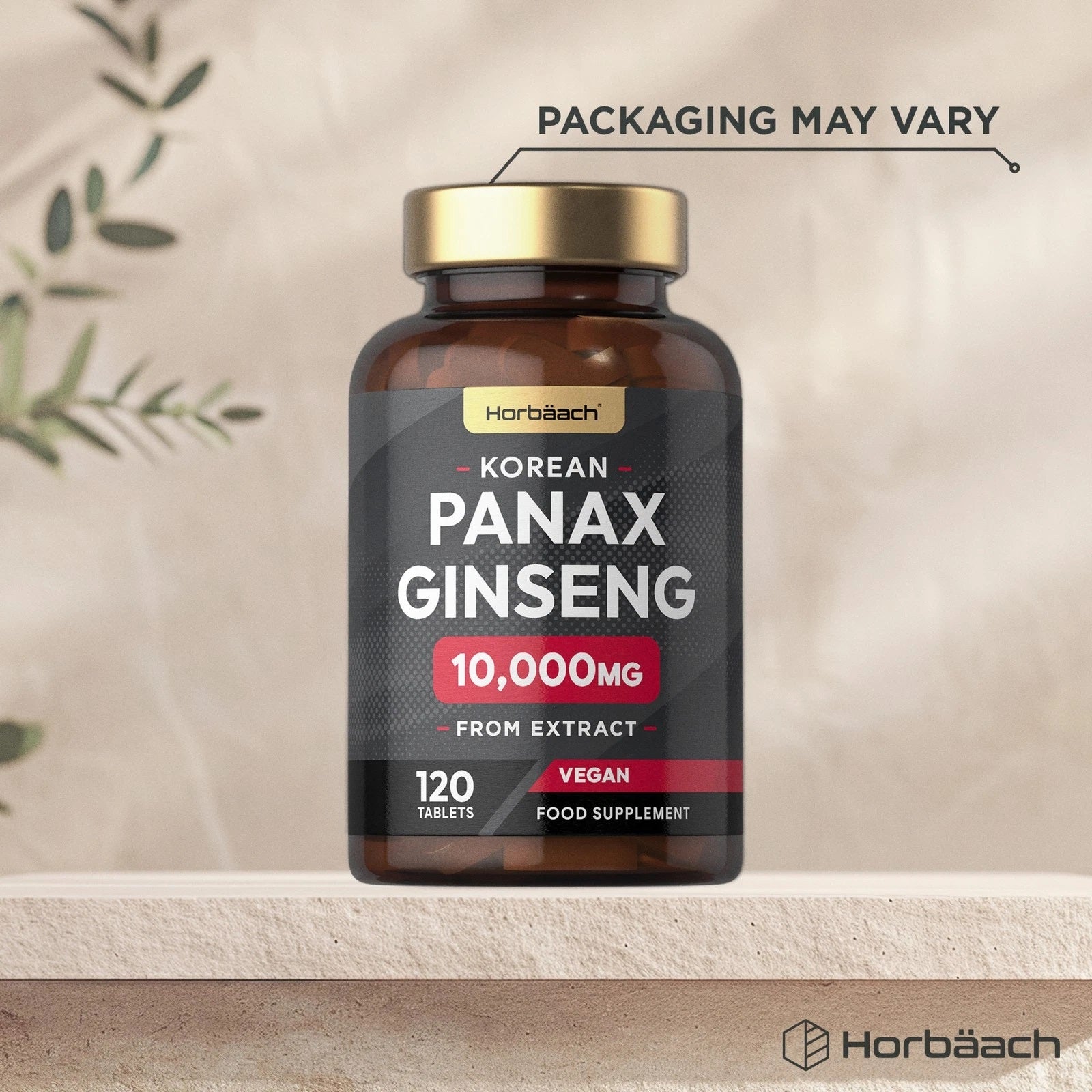 Panax Korean Ginseng 10,000 mg | 120 Tablets