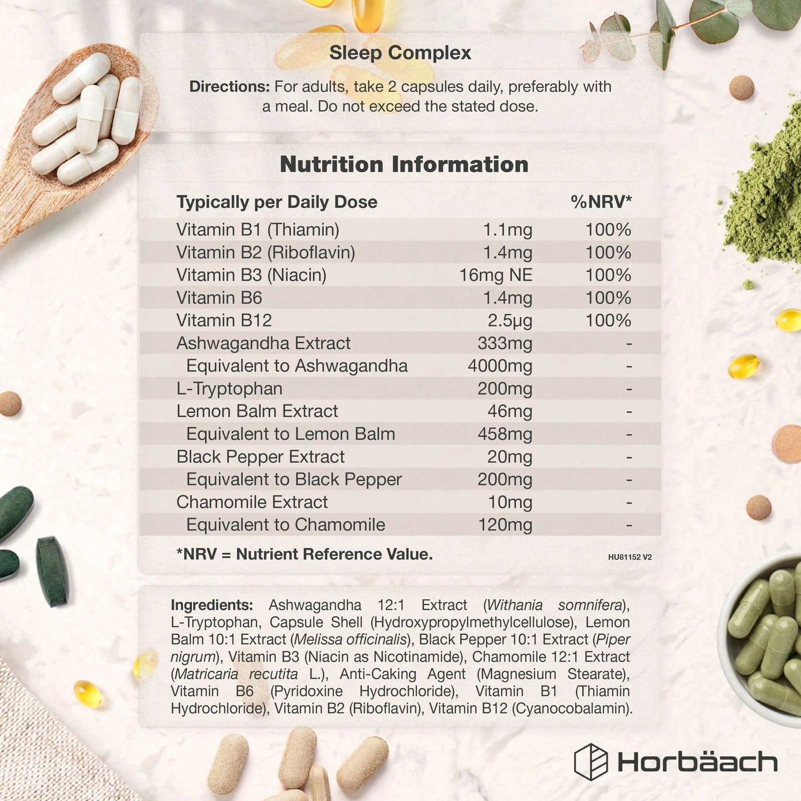 Sleep Complex 5000 mg | 60 Capsules