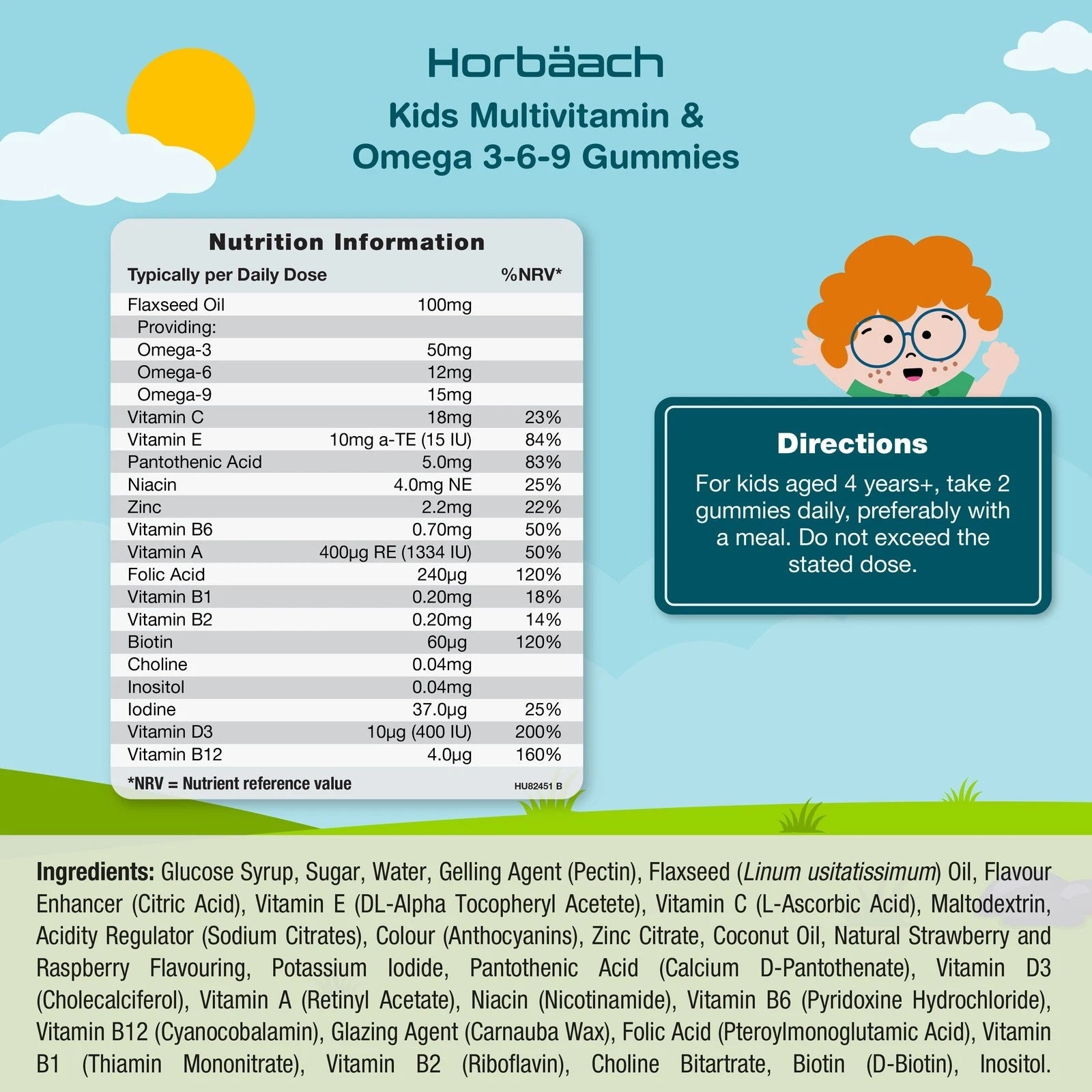 Multivitamin with Omega 369 For Kids | 120 Gummies
