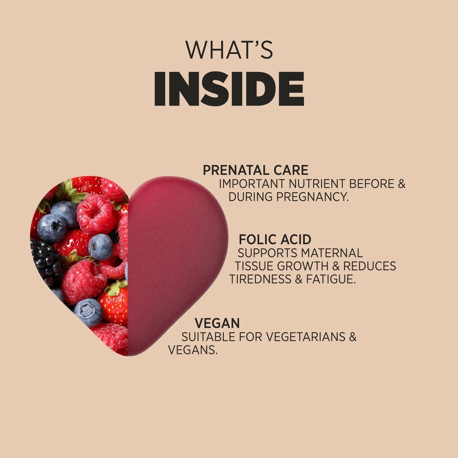 Folic Acid 400 mcg | 90 Gummies