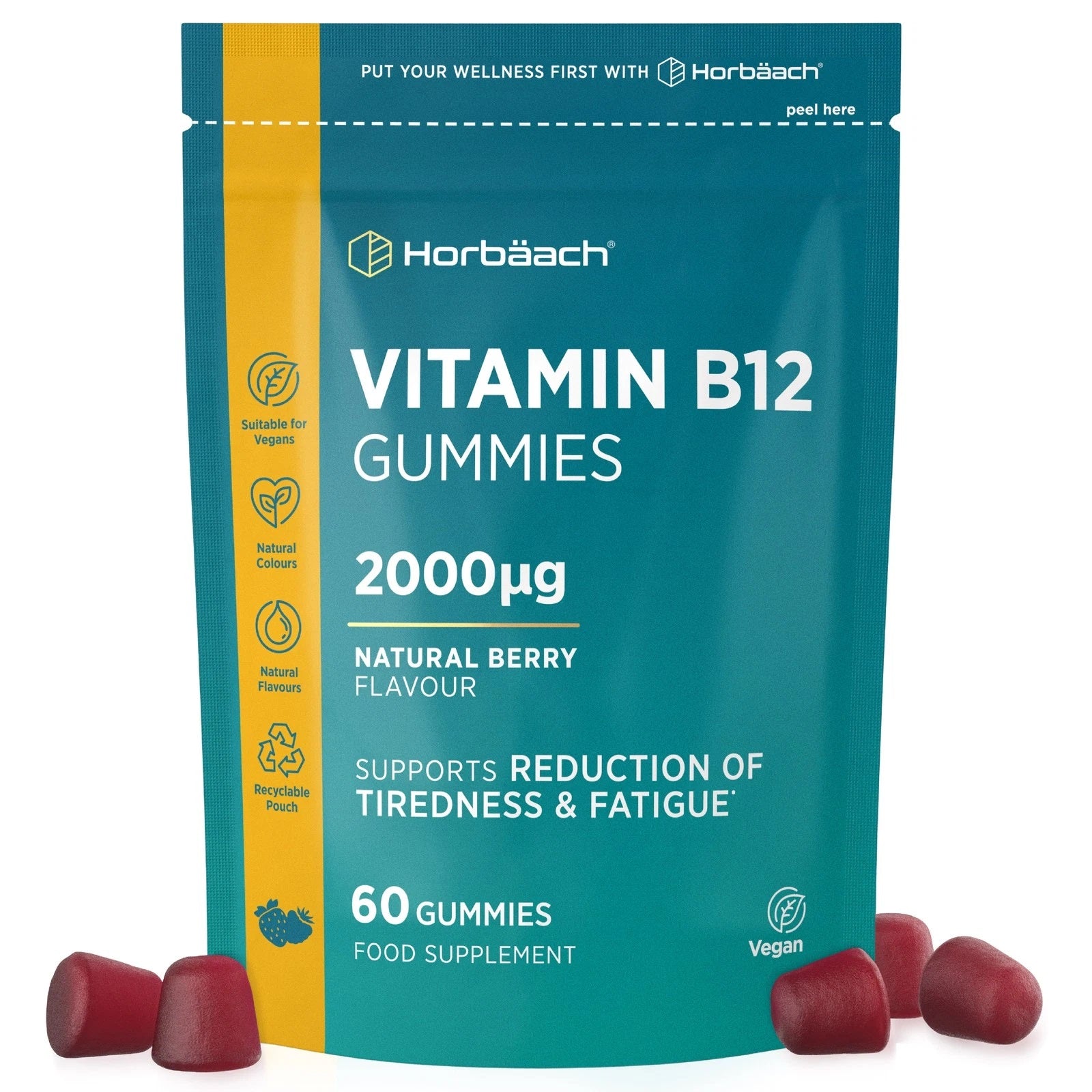 Vitamin B12 2000mcg | 60 Gummies