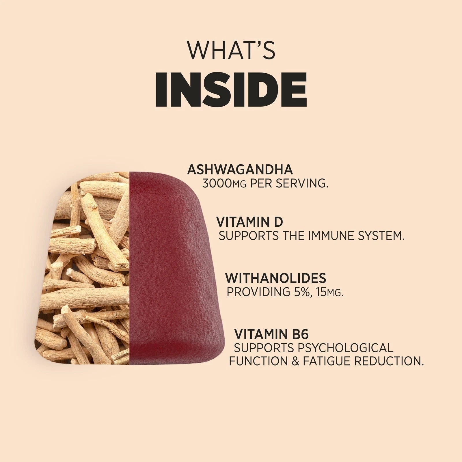 Ashwagandha 3000 mg | 60 Gummies