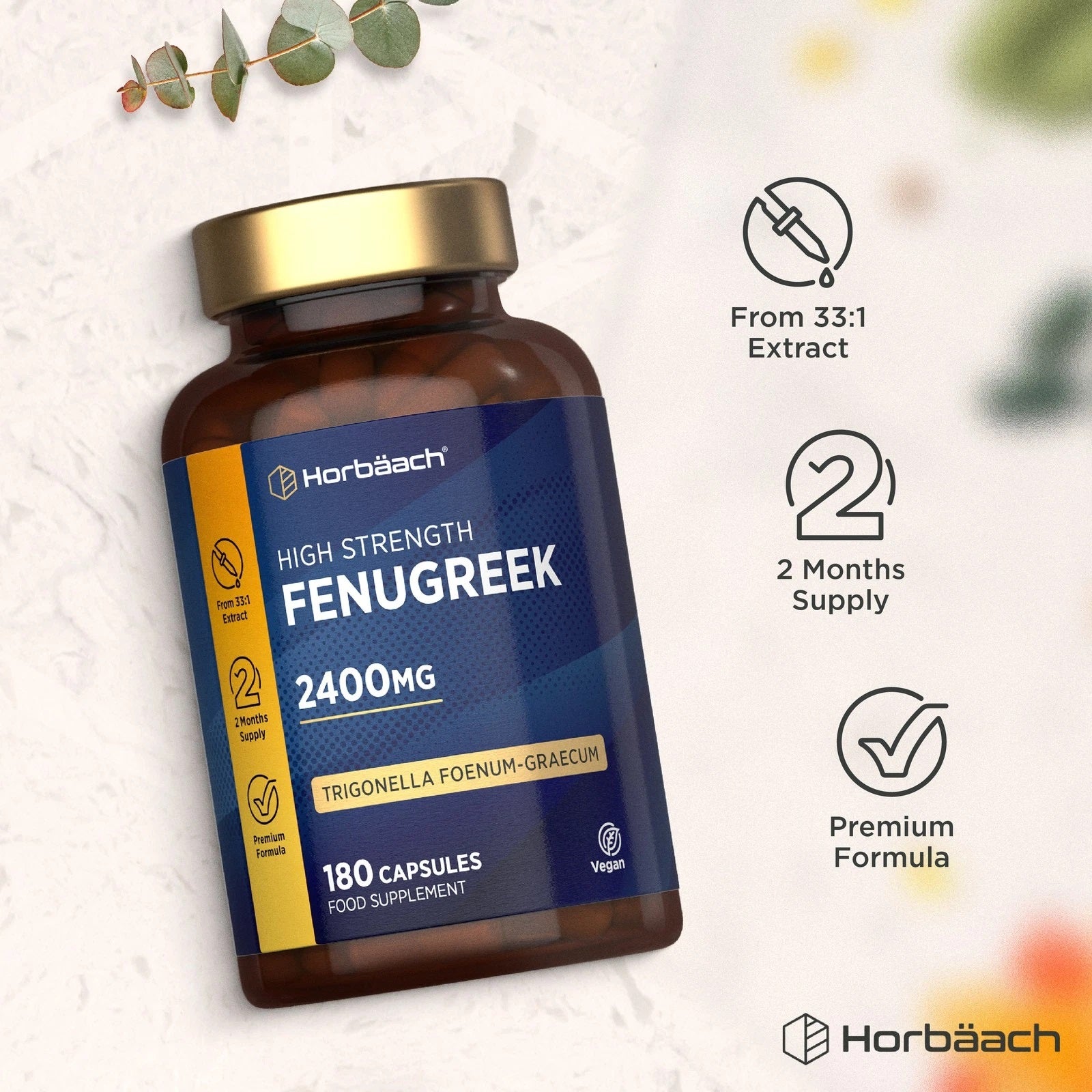 Fenugreek 2400 mg | 180 Capsules