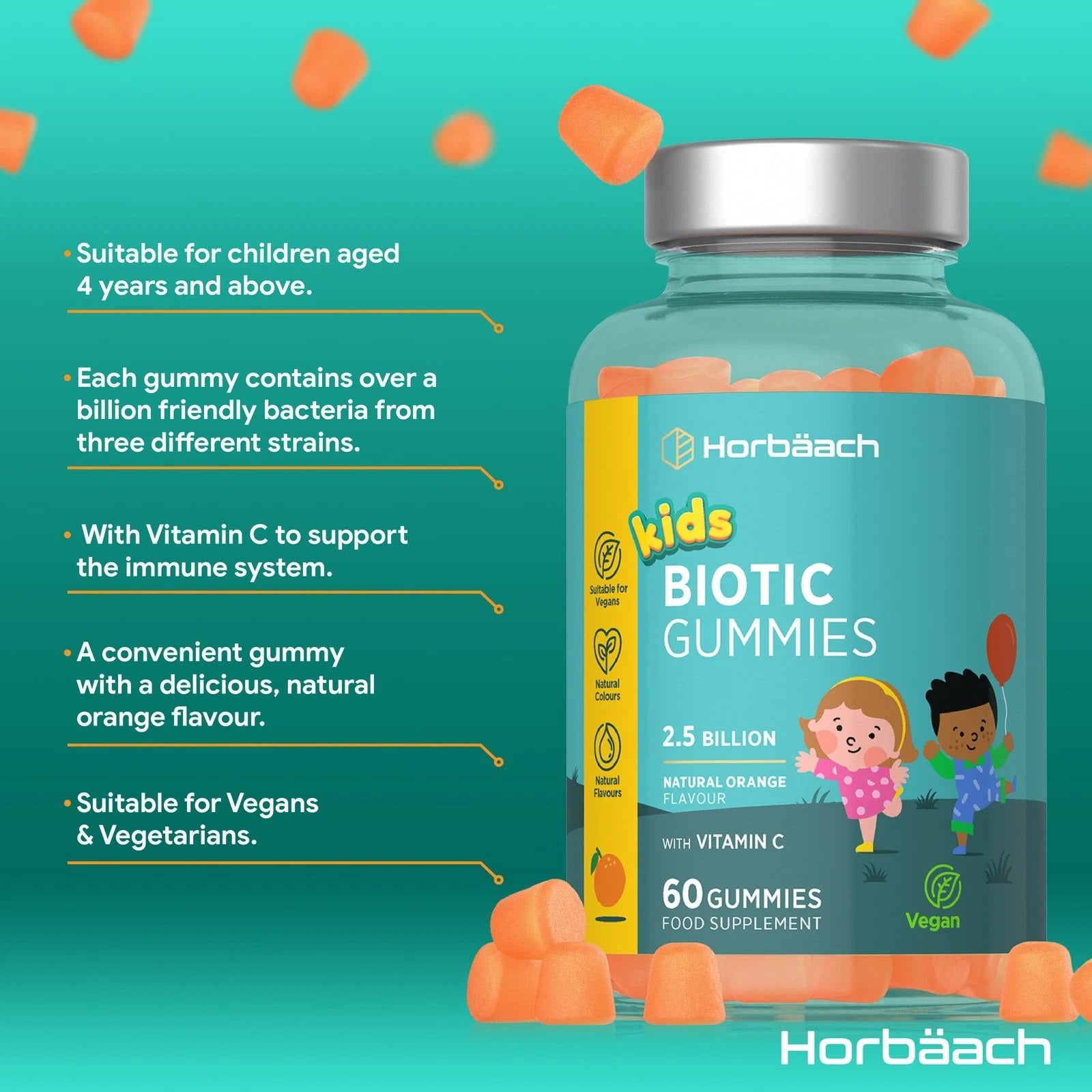 Happy Gut for Children | 60 Gummies