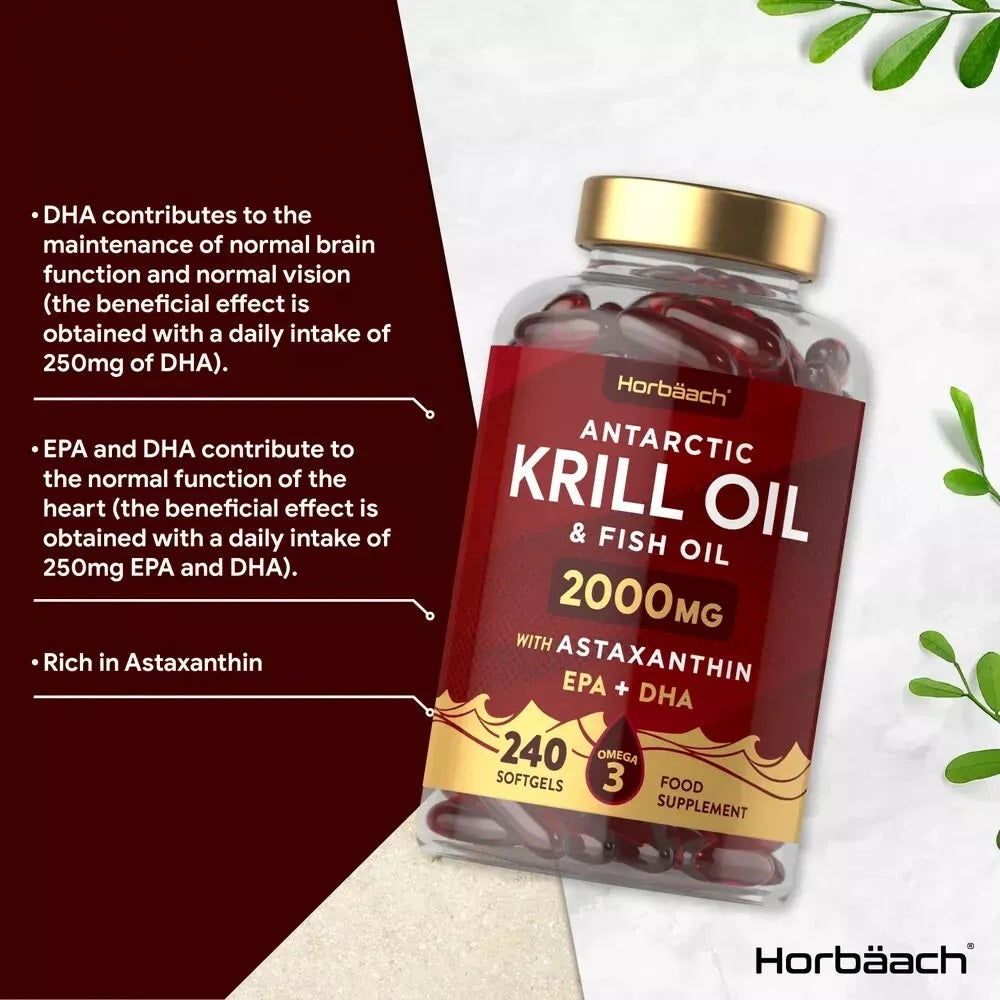 Antarctic Krill Oil 2000 mg | 240 Softgels