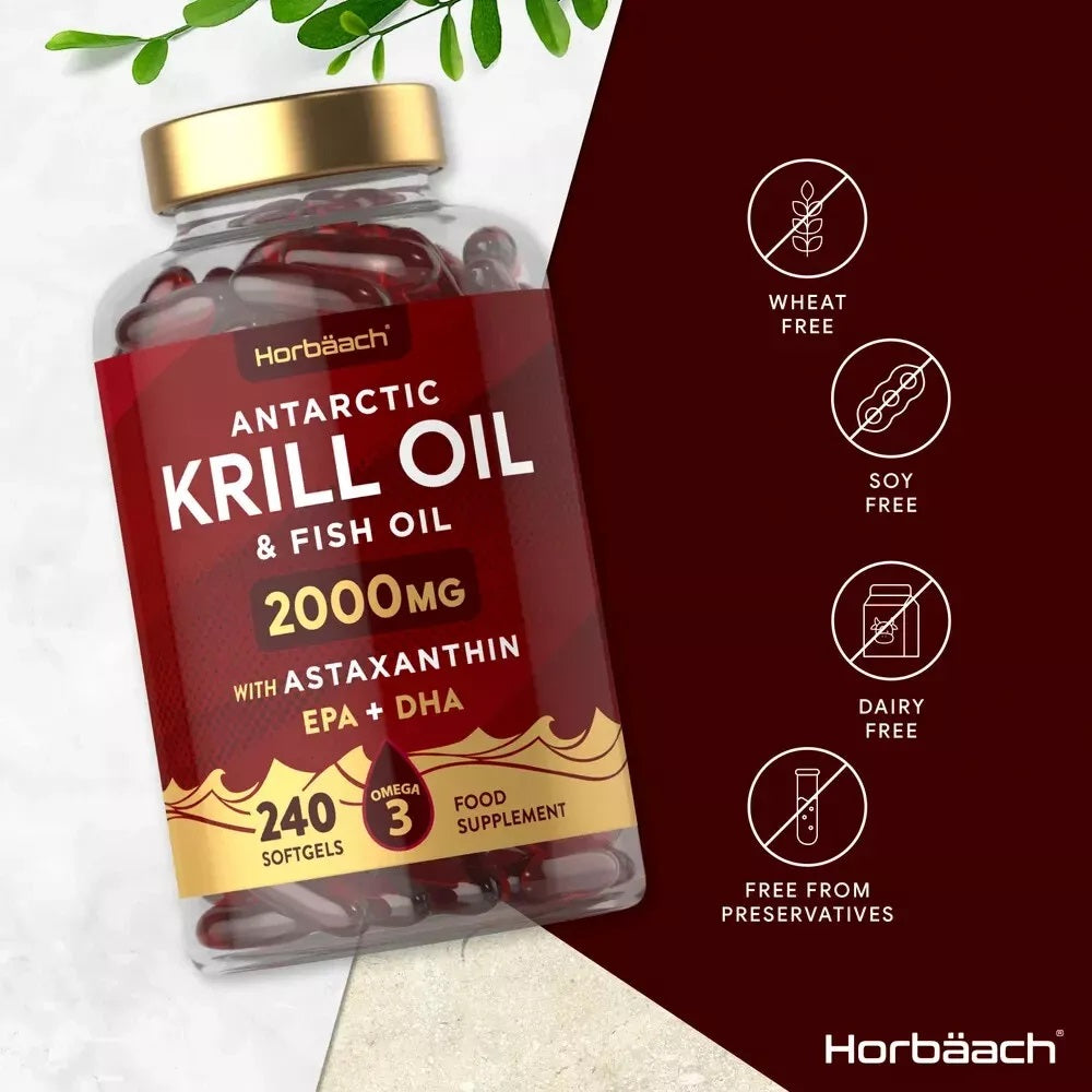 Antarctic Krill Oil 2000 mg | 240 Softgels