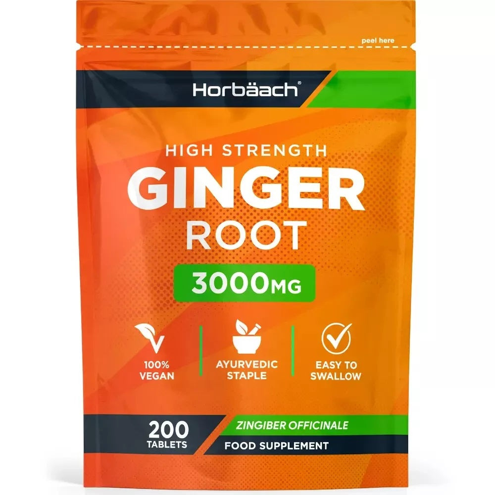 Ginger Root 3000 mg | 200 Tablets