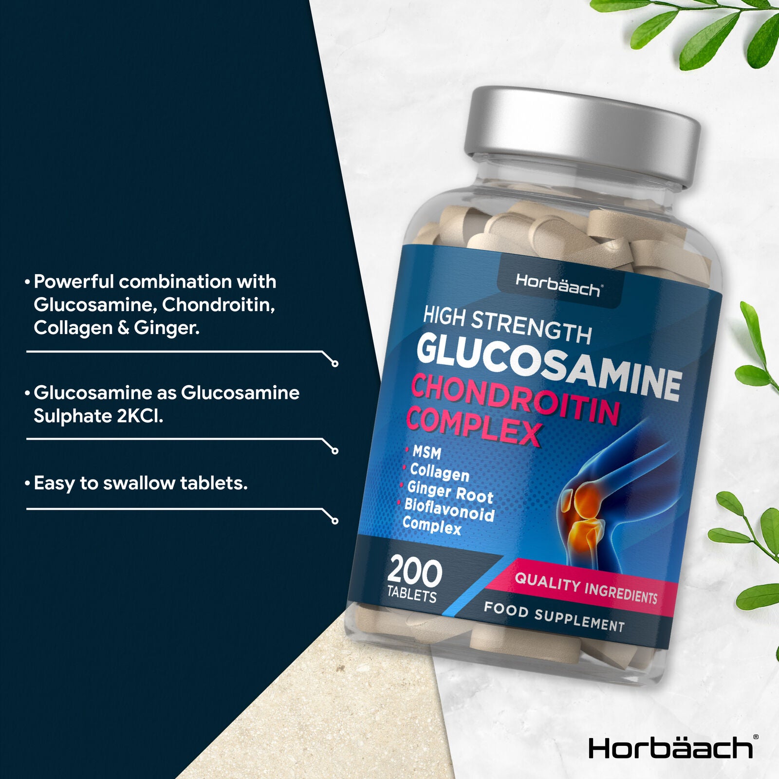 Glucosamine and Chondroitin Complex | 200 Tablets