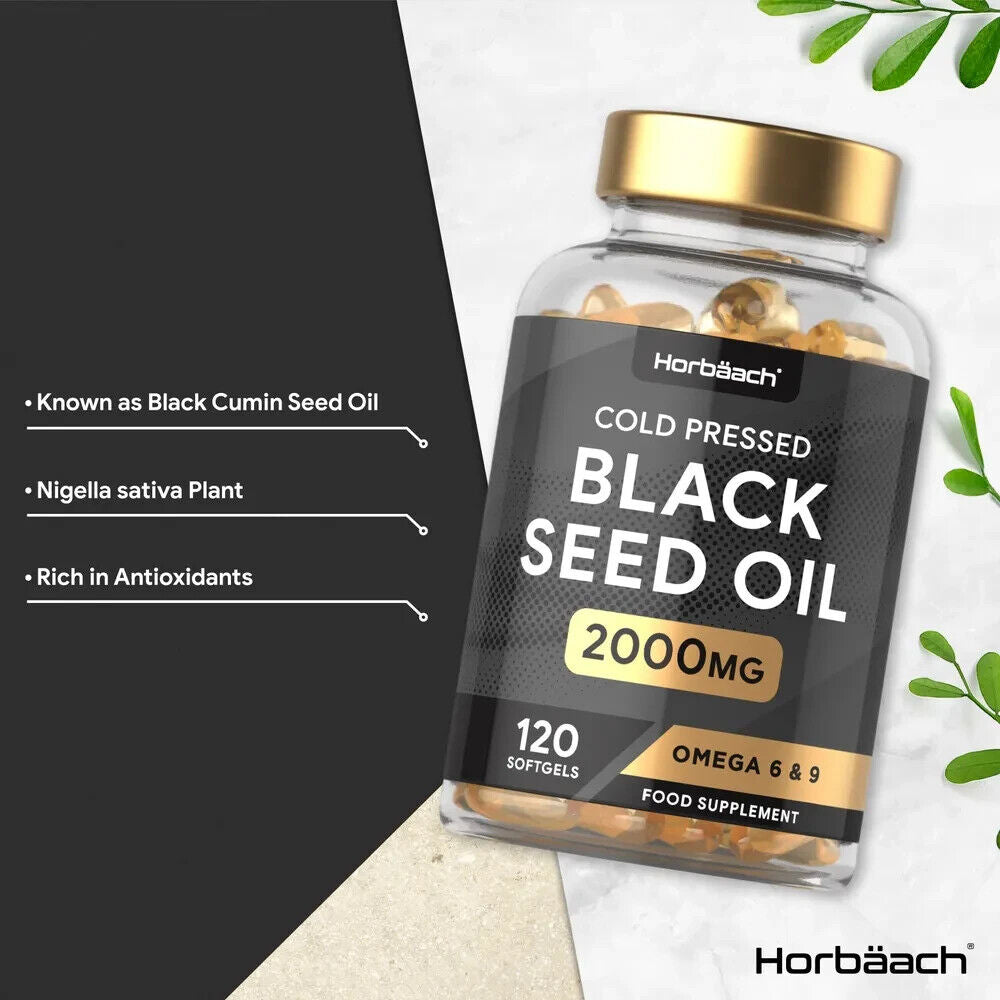 Black Seed Oil 2000 mg | 120 Softgels