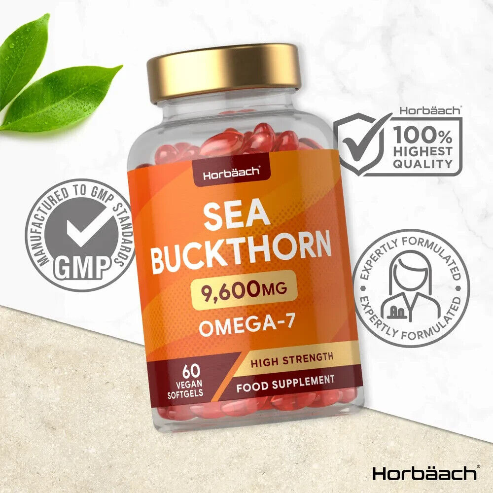 Sea Buckthorn Oil 9600 mg | 60 Softgels