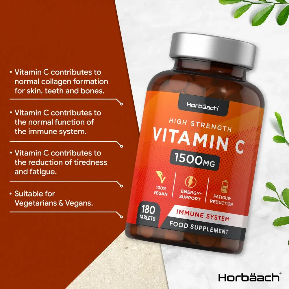 Vitamin C 1500 mg  | 180 Tablets