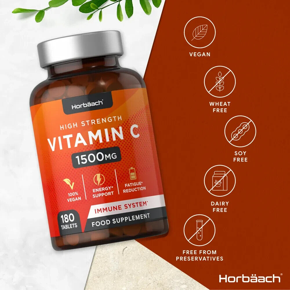 Vitamin C 1500 mg  | 180 Tablets