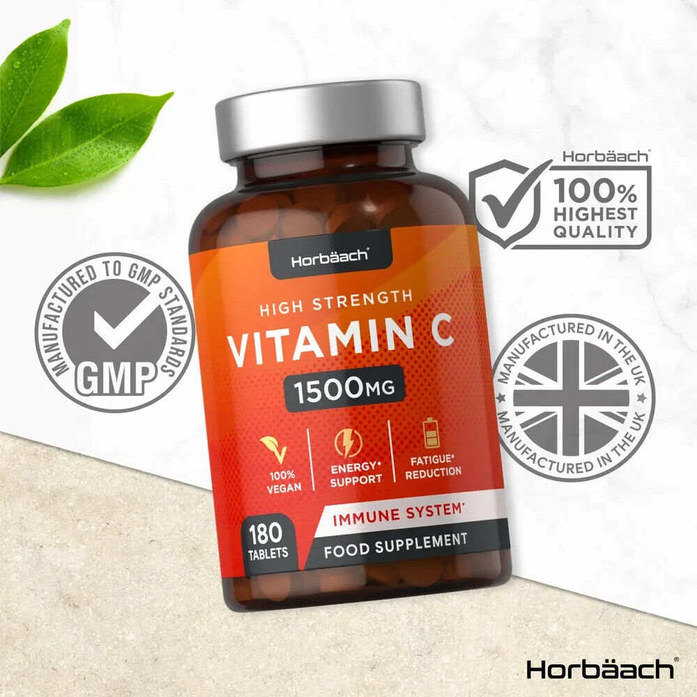 Vitamin C 1500 mg  | 180 Tablets