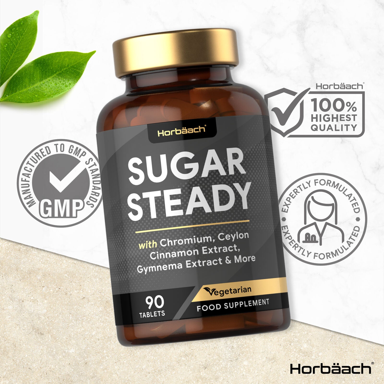 Sugar Seady Complex with Chromium, Cinnamon | 90 Tablets