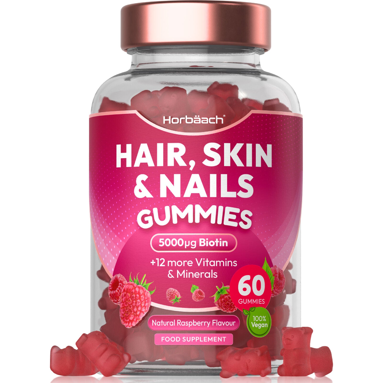 Hair Skin and Nails Complex | 60 Gummies
