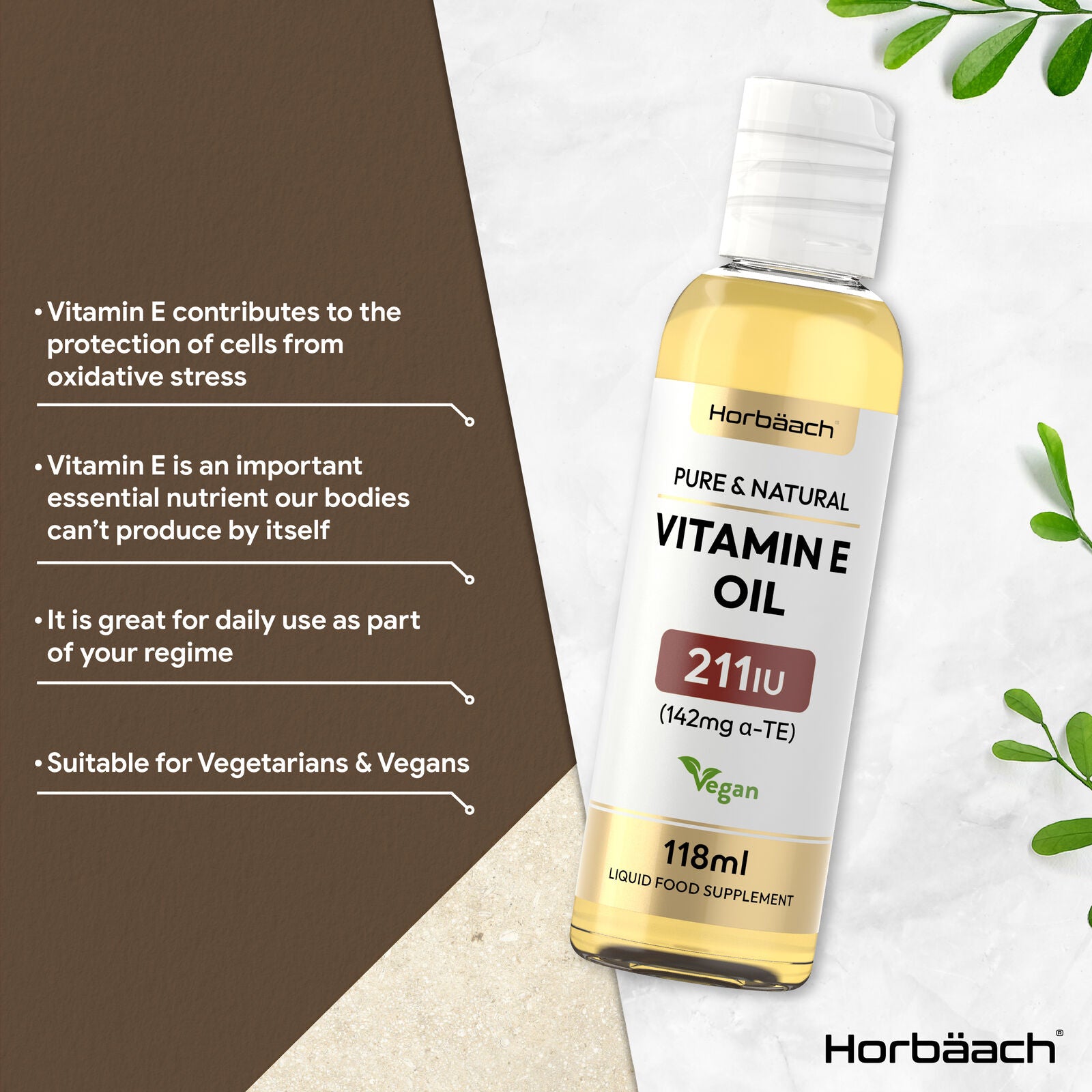 Vitamin E Oil 211 IU | 236 mL