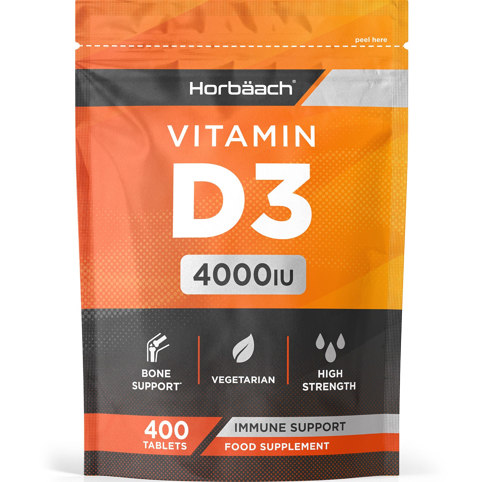 Vitamin D 4000 IU | 400 Tablets