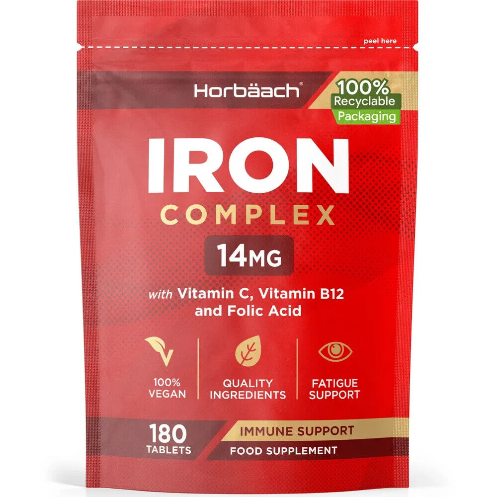 Iron Complex 14 mg | 180 Tablets