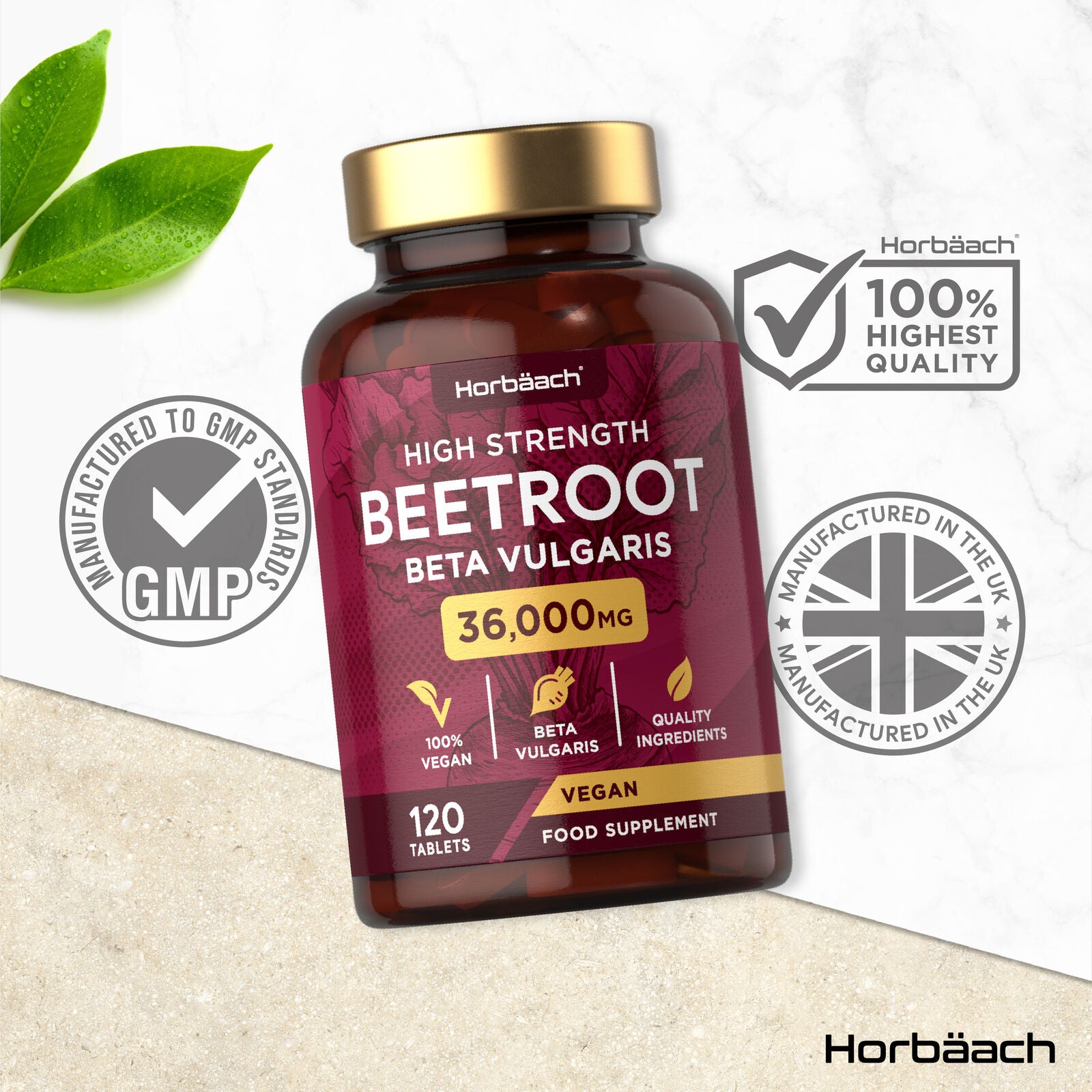 Beetroot 36,000 mg | 120 Tablets