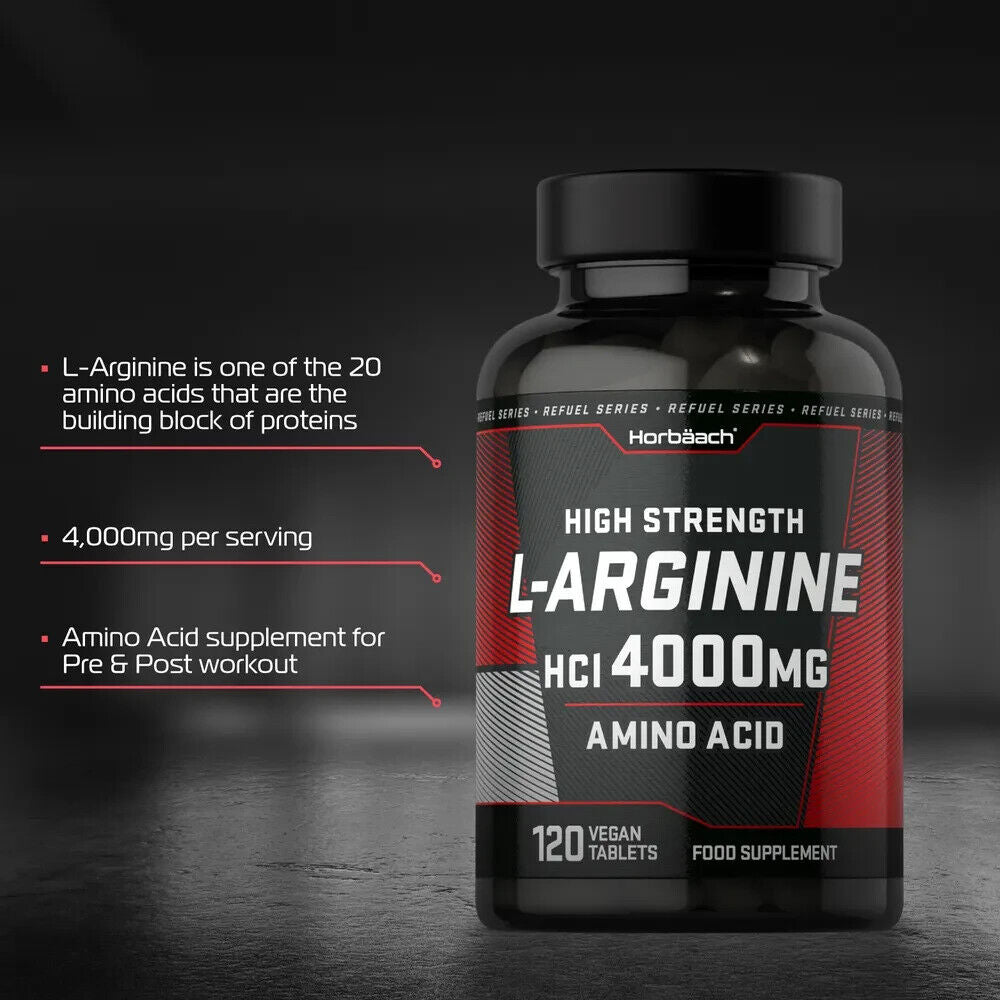 L-Arginine 4000 mg | 120 Tablets