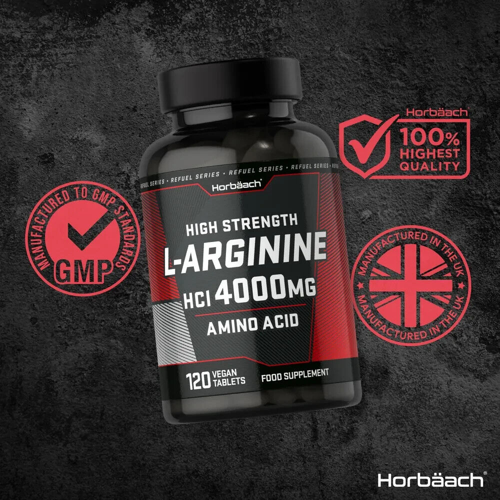 L-Arginine 4000 mg | 120 Tablets