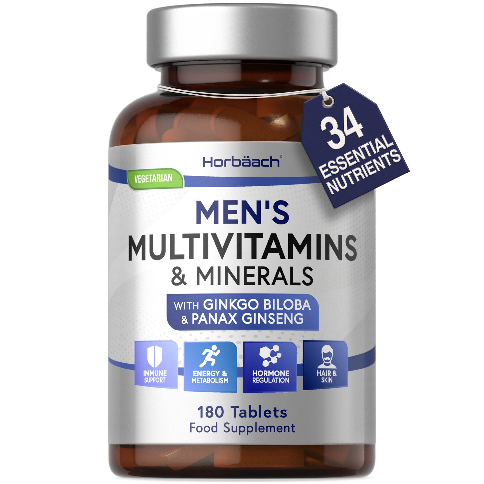 Multivitamins and Minerals for Men | 180 Tablets