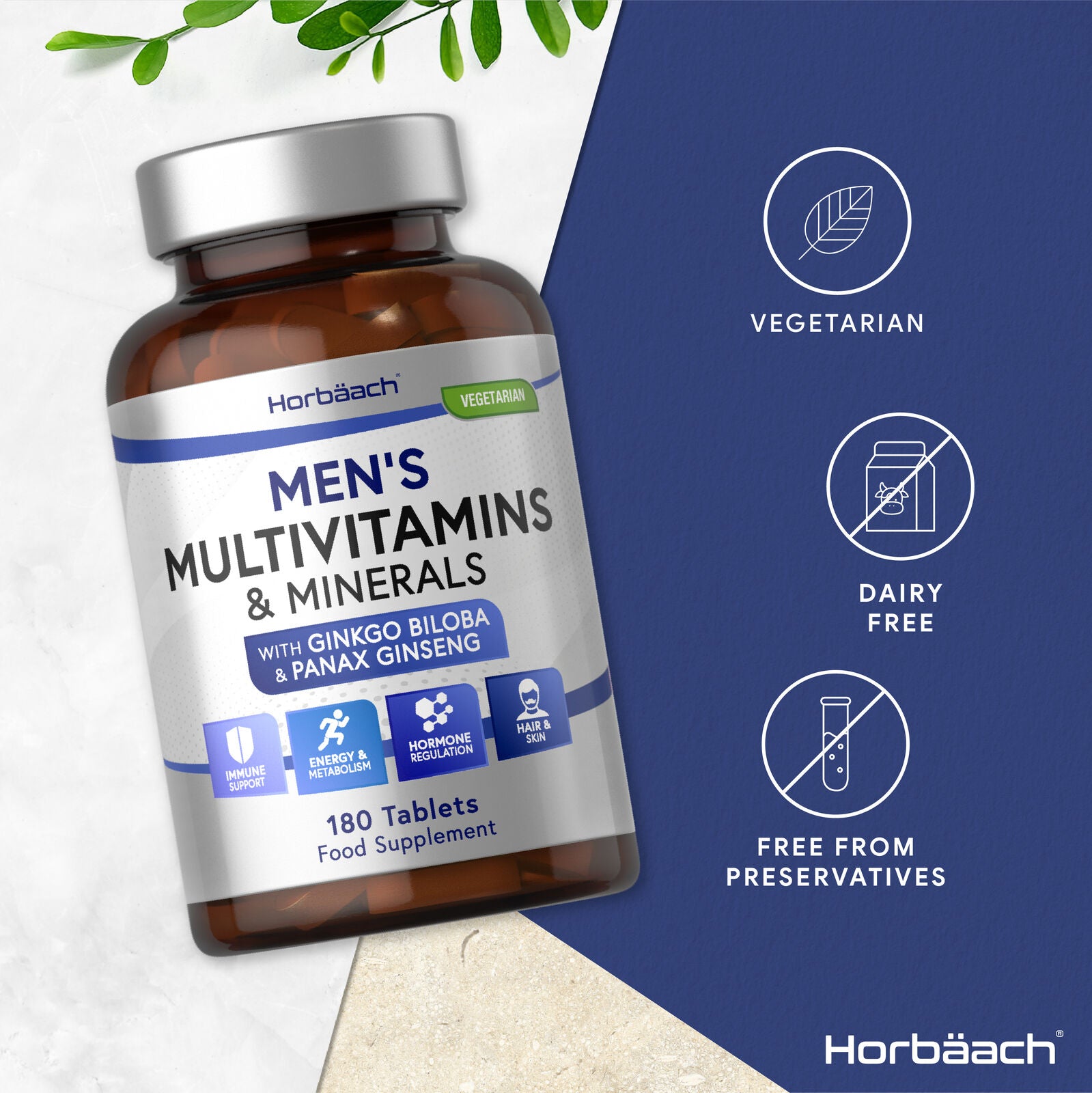 Multivitamins and Minerals for Men | 180 Tablets