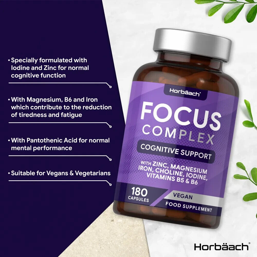 Focus Complex with Cognitive Support | 180 Capsules