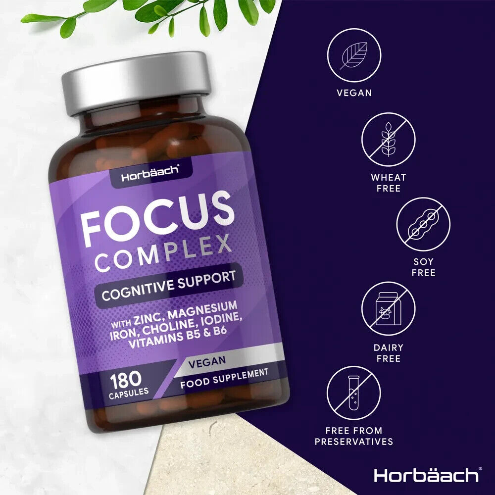 Focus Complex with Cognitive Support | 180 Capsules