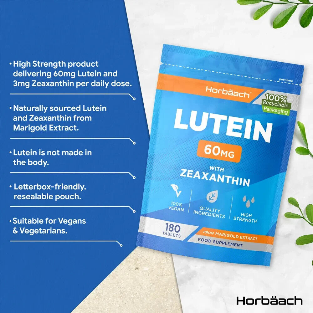 Lutein 60 mg | 180 Tablets