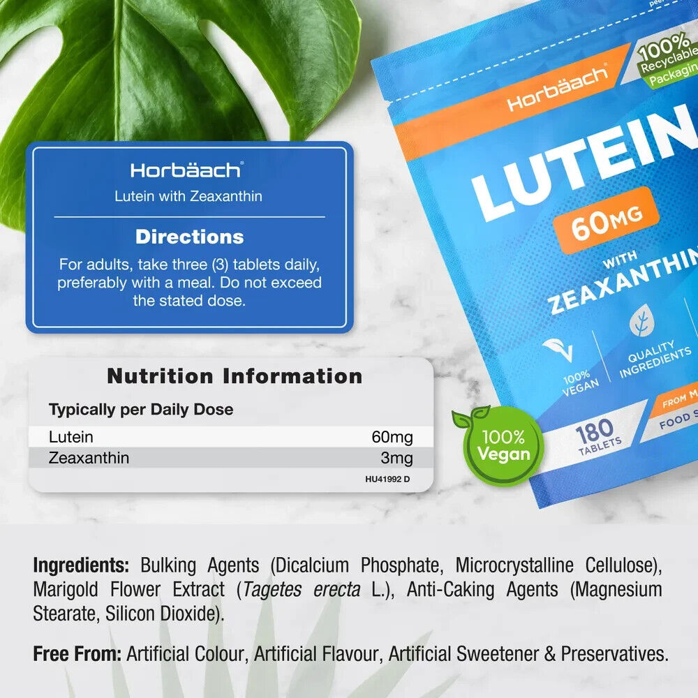 Lutein 60 mg | 180 Tablets