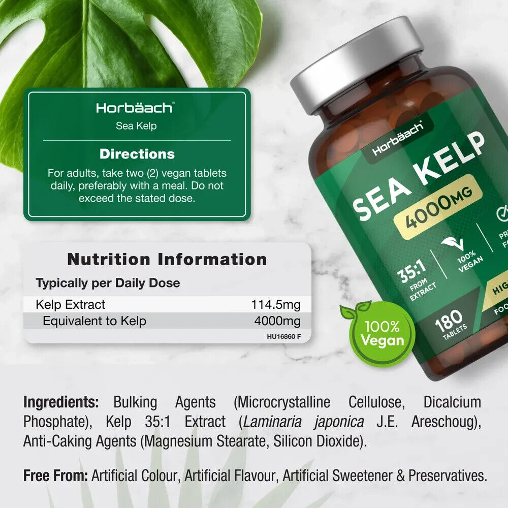 Sea Kelp 4000 mg | 180 Tablets
