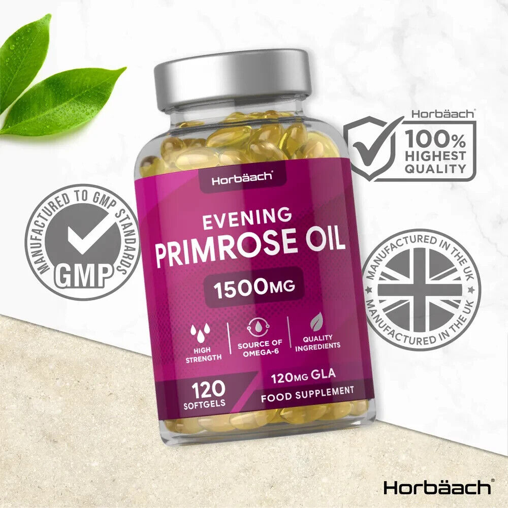 Evening Primrose Oil 1500 mg | 120 Softgels