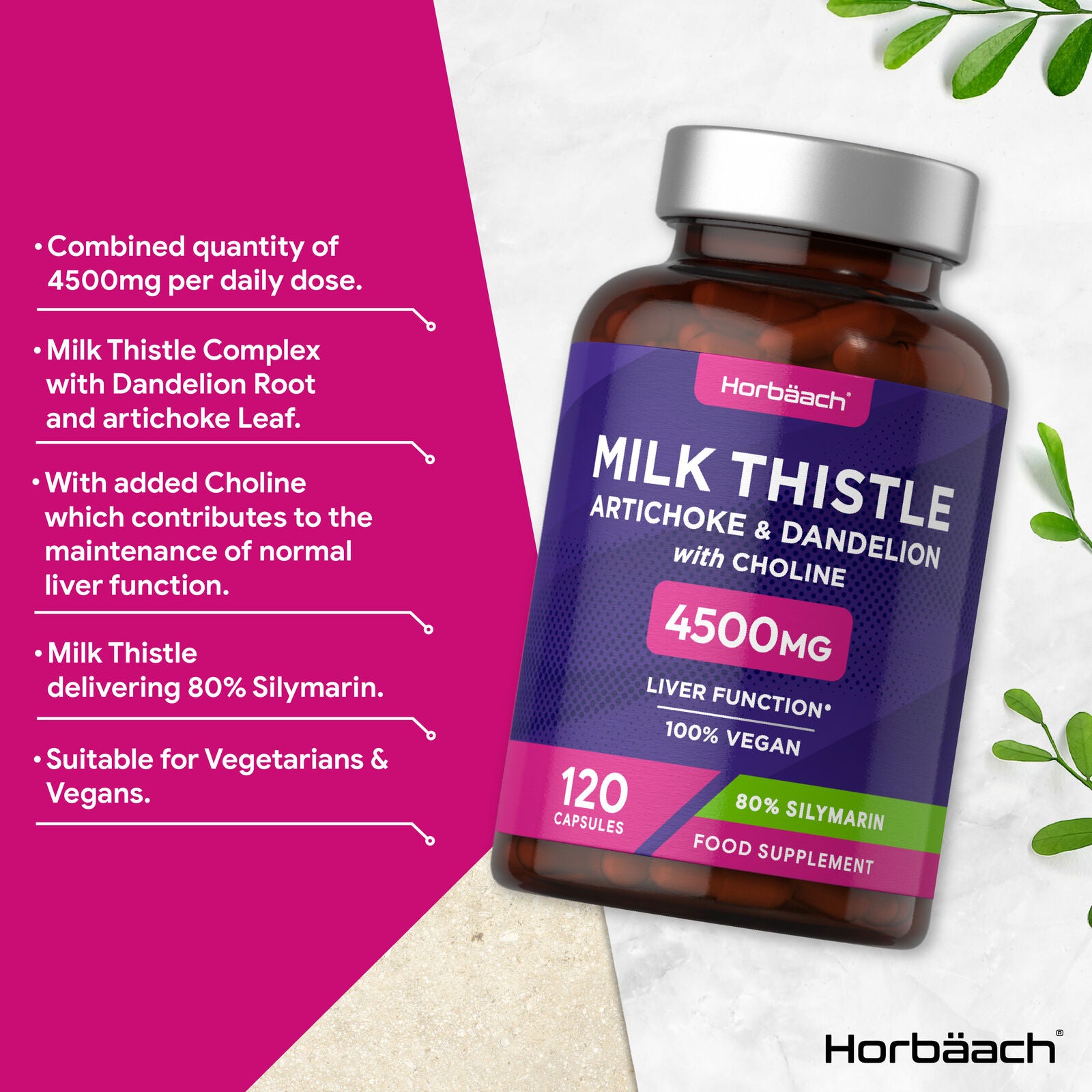 Milk Thistle Complex 4500 mg | 90 Capsules