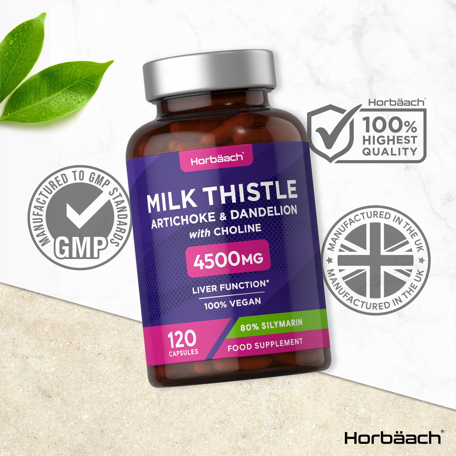 Milk Thistle Complex 4500 mg | 90 Capsules